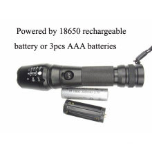 900 Lumens Xm-L T6 Rechargeable 18650 Battery Flash Light